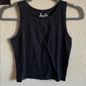 Aveto: Black Tank Top